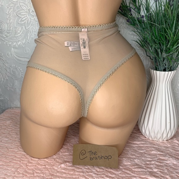 S M Victoria’s Secret High Waist Thong Lace Up - Picture 3 of 3